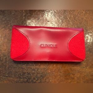 Clinique Red jewelry Bag